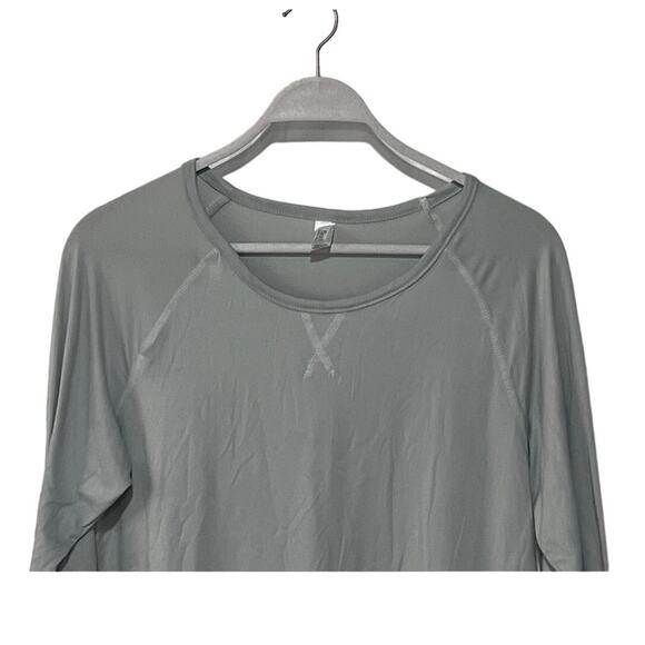FLORA NIKROOZ WOMENS SMALL LIGHTWEIGHT LONG SLEEVE PAJAMA TOP ONLY GREY - Picture 5 of 12